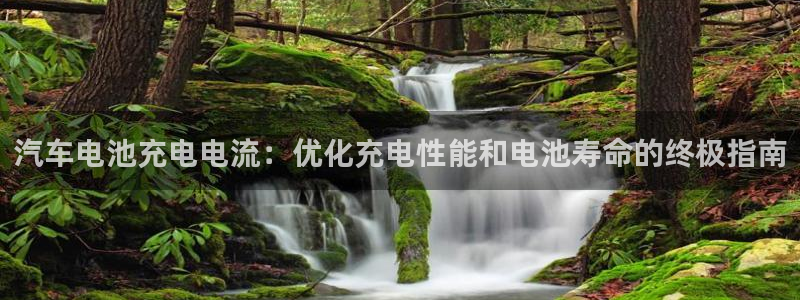 优发国际手机版：汽车电池充电电流：优化充电性能和电池寿命的终极指南