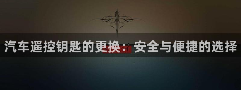 优发国际app官网下载安装苹果：汽车遥控钥匙的更换：安全与便捷的选择