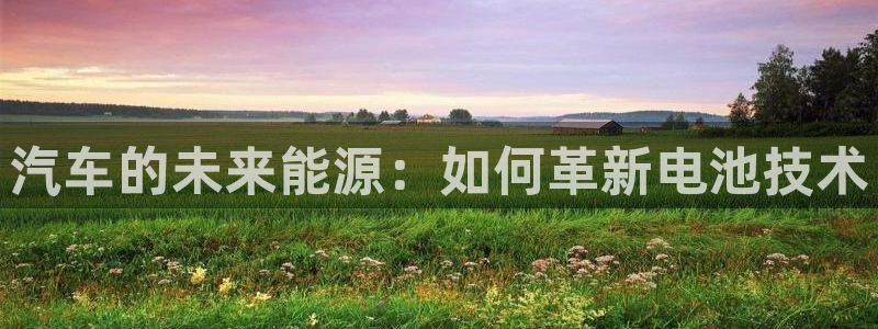 优发国际网官网址是多少：汽车的未来能源：如何革新电池技术