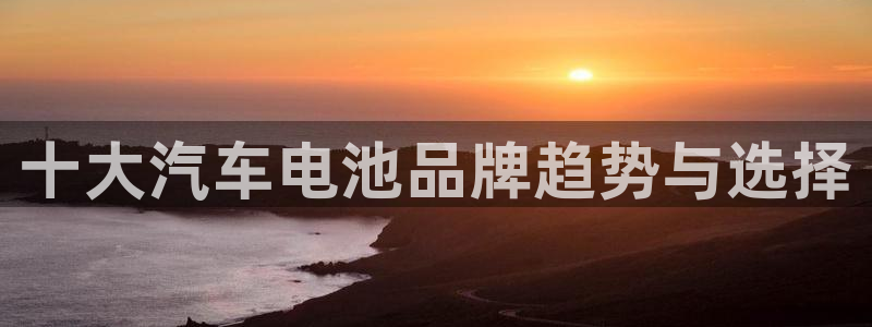 优发国际手机版网站下载：十大汽车电池品牌趋势与选择
